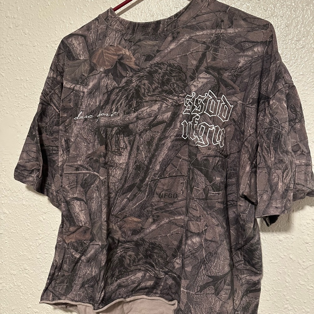 Camo Boxy Cut Darc Sport TShirt